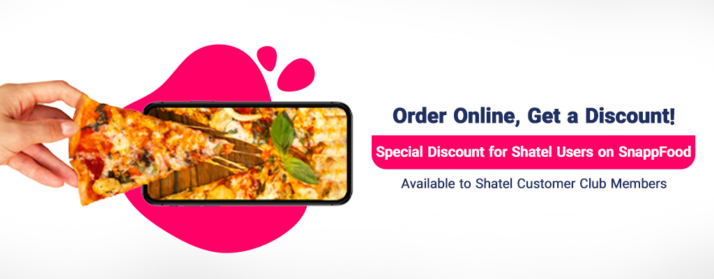 Special Offer on Online Orders on Snappfood for Shatel Users