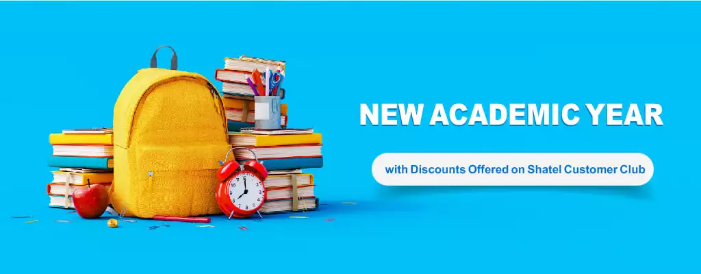 New Academic Year, with Discounts offered on Shatel Customer Club