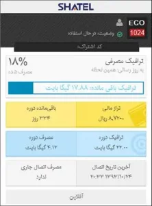 مدیریت ترافیک مصرفی شاتل