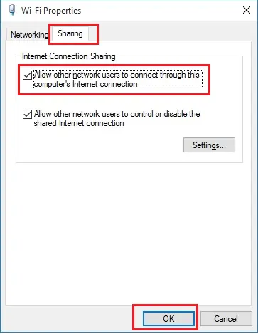 راهنمای Internet Connection Sharing در Windows 10 - 6