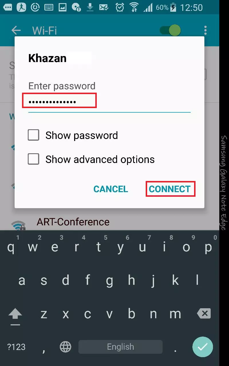 اتصال به wifi از طریق سیستم عامل Android - 3