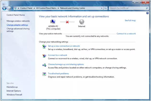 Internet Connection Sharing در Windows 7