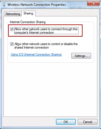 Internet Connection Sharing در Windows 8 3