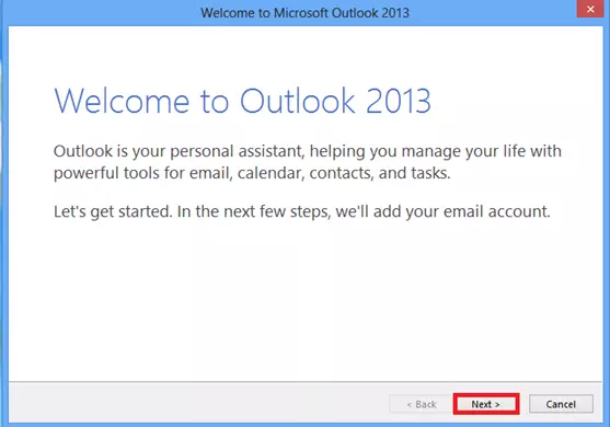 تنظیمات Outlook 2013 13