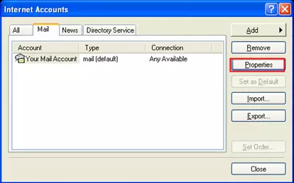 راهنمای تنظیمات Outlook Express -3