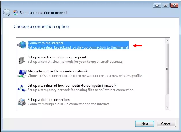 ساخت BroadBand Connection در ویندوز Vista - 2