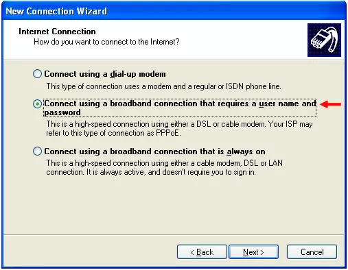 ساخت BroadBand Connection در ویندوز XP - 5