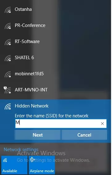 اتصال به شبکه‌های پنهان در ویندوز ۱۰ 3